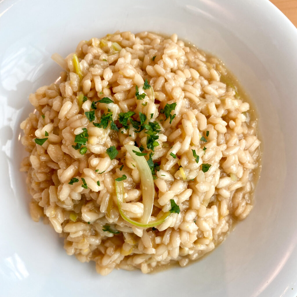 Lemon and Leek Risotto