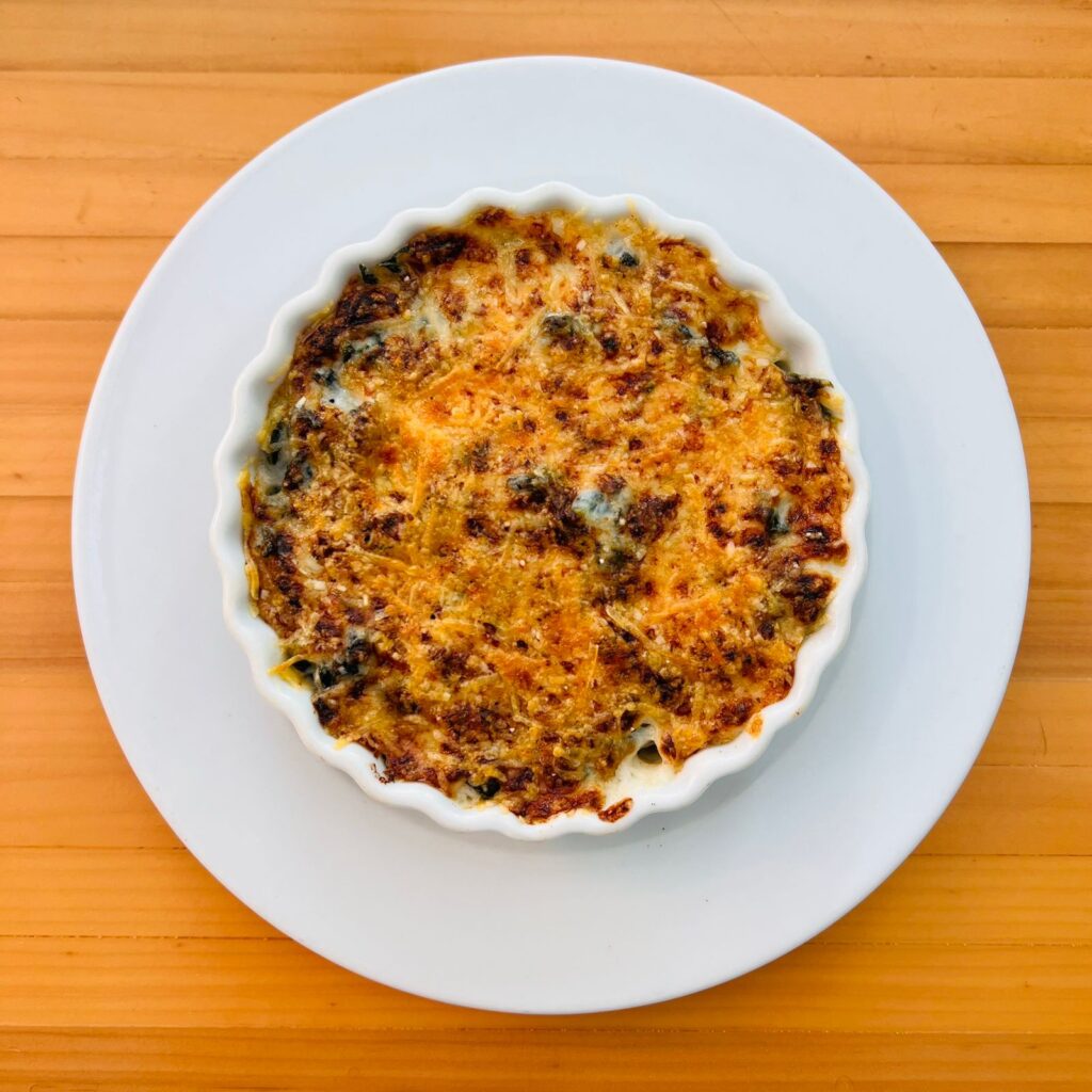 Espinafre Gratinado